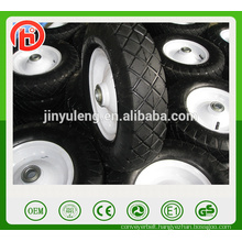popular square pattern pneumatic rubber wheel for wagon , wheelbarrow